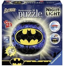 Lean-toys 3D puzzle 72 Svietiaca guľa: Batman