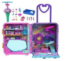 Lean-toys Polly Pocket. Zestaw Walizka wakacyjny kuror HKV43