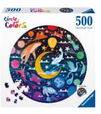 Lean-toys 2D puzzle 500 Paleta farieb. Sny