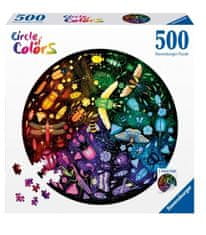 Lean-toys 2D puzzle 500 Farebná paleta. Hmyz