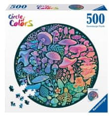 Lean-toys 2D puzzle 500 Paleta farieb. Huby