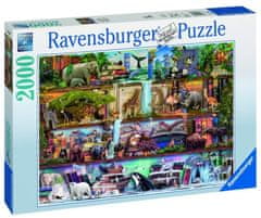 Lean-toys Puzzle 2000 Svet zvierat