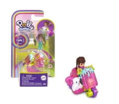 Lean-toys Polly Pocket. Figúrka s vozidlom - Frosty HKV59