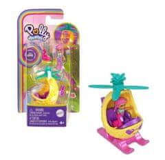 Lean-toys Polly Pocket. Figúrka s vozidlom - Ananás HKV61