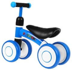 Lean-toys Prvý detský krosový bicykel PettyTrike Blue 4-kolový SporTrike