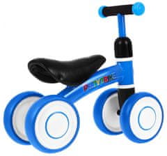 Lean-toys Prvý detský krosový bicykel PettyTrike Blue 4-kolový SporTrike