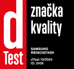 SAMSUNG chladnička RB38C607AS9/EF + záruka 20 rokov na kompresor - zánovné