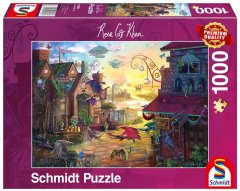 Lean-toys Puzzle 1000 Rose Cat Khan, Dračia pošta