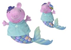 Lean-toys Plyšový maskot Peppa Pig Peppa the Mermaid 30 cm