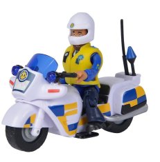 Lean-toys Policajná motorka Fireman Sam s figúrkou