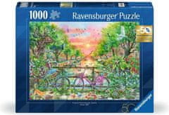 Ravensburger Puzzle Kolesá v Amsterdame 1000 dielikov