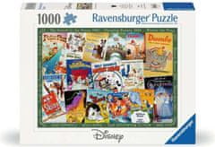 Ravensburger Puzzle Disney: Vintage plagáty 1000 dielikov