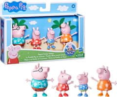 HASBRO Figúrky Prasiatko Peppa s rodinou: Na dovolenke