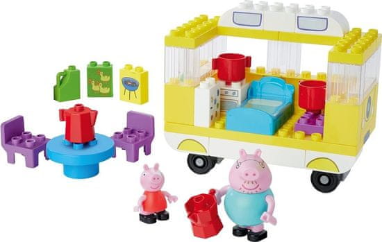 HASBRO Stavebnica Prasiatko Peppa: Karavan 52ks