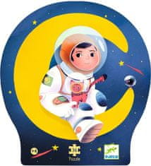 Djeco Puzzle Astronaut na mesiaci 36 dielikov