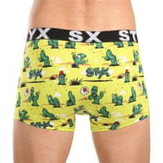 Styx Pánske boxerky art športová guma nadrozmer kaktusy (R1351) - veľkosť XXXL