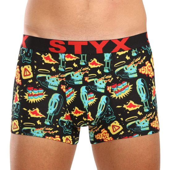 Styx Pánske boxerky art športová guma nadrozmer toohot (R1458)