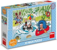 DINO Puzzle Krtko vo vode MAXI 24 dielikov