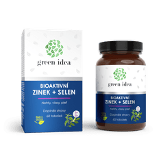 Green Idea Bioaktívny zinok + selén - kapsule 60 ks