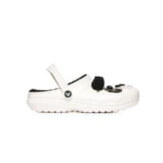 Crocs Dreváky biela 38 EU Classic Lined Iam Panda Bear Clog