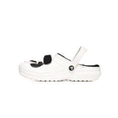 Crocs Dreváky biela 38 EU Classic Lined Iam Panda Bear Clog