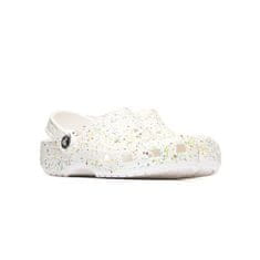 Crocs Dreváky biela 36 EU Classic Paint Splatter Clog