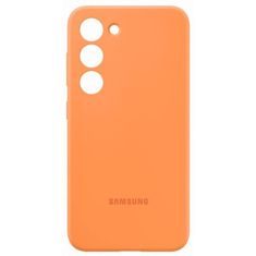 SAMSUNG Zadný kryt EF-PS911TOE Silikónový pre Galaxy S23 Orange