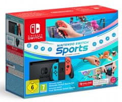 Nintendo Switch Neon + Switch Sports + 12M NSO