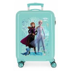 Jada Toys Luxusný ABS cestovný kufor DISNEY FROZEN Strenght, 55x38x20cm, 34L, 2061721