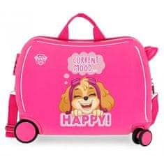 Jada Toys Detský cestovný kufor na kolieskach / odrážadlo PAW PATROL Pink, 38L, 2199823