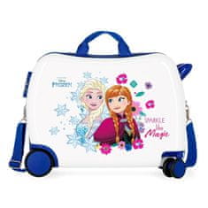 Jada Toys Detský cestovný kufor na kolieskach / odrážadlo DISNEY FROZEN Sparkle, 34L, 2429862