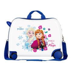 Jada Toys Detský cestovný kufor na kolieskach / odrážadlo DISNEY FROZEN Sparkle, 34L, 2429862