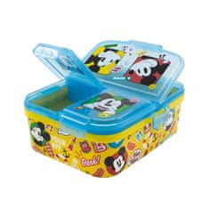 Stor Delený plastový box na desiatu XL, Mickey Mouse Fun-Tastic, 74399