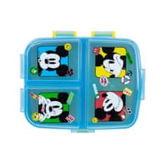 Stor Delený plastový box na desiatu XL, Mickey Mouse Fun-Tastic, 74399