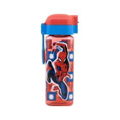 Stor Hranatá plastová fľaša SPIDERMAN Lock, 550ml, 74702