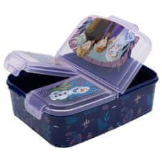 Stor Delený plastový box na desiatu DISNEY FROZEN, 74220