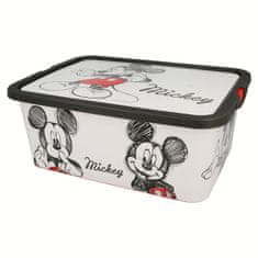 Stor Plastový úložný box MICKEY MOUSE 13L, 02645