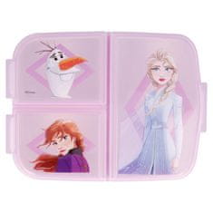 Stor Delený plastový box na desiatu DISNEY FROZEN, 51020