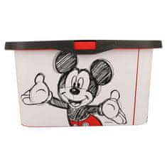 Stor Plastový úložný box MICKEY MOUSE 13L, 02645