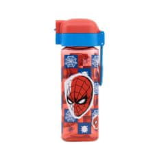 Stor Hranatá plastová fľaša SPIDERMAN Lock, 550ml, 74702