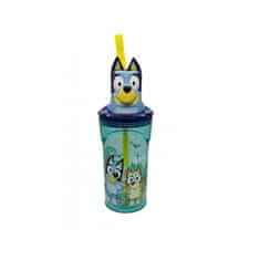 Stor Plastový 3D pohár s figúrkou Bluey, 360ml, 50666