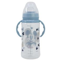 Stor Dojčenská fľaša s rúčkami Mickey Mouse Baby Blue, 360ml, 10+, 10404