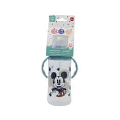 Stor Dojčenská fľaša s rúčkami Mickey Mouse Baby Blue, 360ml, 10+, 10404