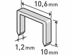 Extol Premium Spony do sponkovacej pištole 10mm, 1000ks, EXTOL PREMIUM