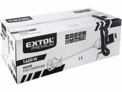 Extol Premium Miešadlo stavebné, príkon 1600W, 2 rýchlosti, EXTOL PREMIUM