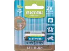 Extol Energy Batéria lítiová, 3V, CR123A, EXTOL ENERGY