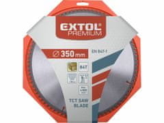 Extol Premium Kotúč pílový s SK plátkami, Ø350x3,5x30mm, 84z, EXTOL PREMIUM