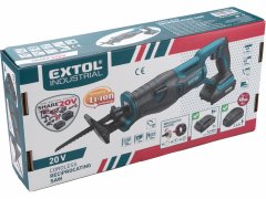 Extol Industrial Píla chvostová aku Share20V, 1x 2Ah, zdvih 25,4mm, bezuhlíkový motor, EXTOL INDUSTRIAL