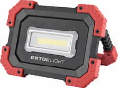 Extol Light Svietidlo LED nabíjateľné, 10W, 1000lm, 3,7V/4,4Ah Li-ion, 380g, EXTOL LIGHT