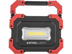 Extol Light Svietidlo LED nabíjateľné, 10W, 1000lm, 3,7V/4,4Ah Li-ion, 380g, EXTOL LIGHT